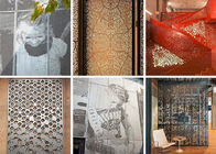 Special Patterns Perforated Aluminum Sheet For Decoration / Construction