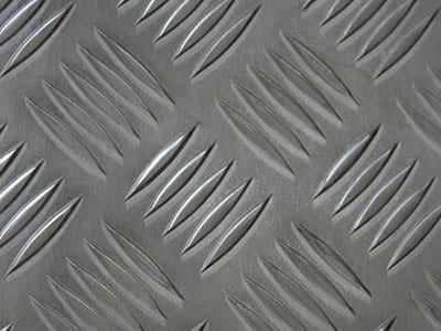 6061 T6 Aluminum Diamond Tread Plate , Heat Insulating Diamond Plate Sheets