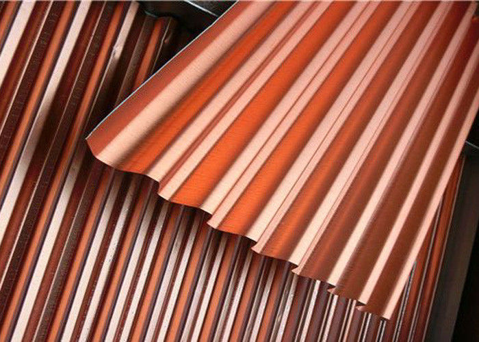 O H Temper Aluminium Roofing Sheet , Light Weight Colored Sheet Metal Roofing 