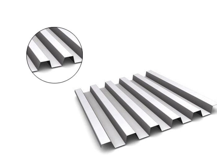 0.7mm Thick Corrugated Roof Panels , Mill Finish Residential Metal Roofing 