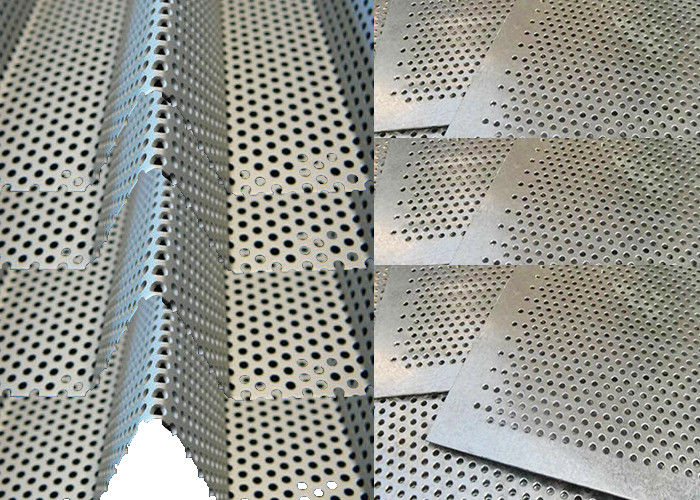 Solid Perforated Anodized Aluminum Sheet 2200 mm Max Length For Decoration