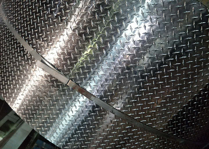 Alloy 5052 Aluminum Sheet , Mill Finish Aluminum Tread Plate Anti Skid