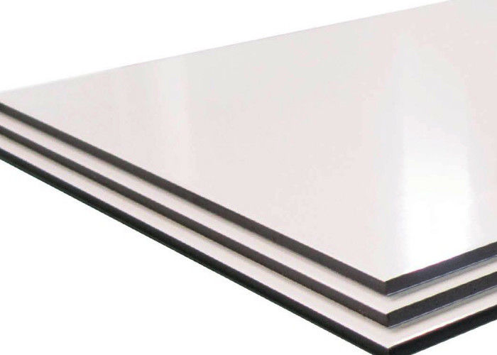 Laminated Automotive Aluminum Sheet White Color For Truck Painted Side Panels