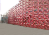 Colored Perforated Aluminum Sheet For Super Shopping Mall Wall Cladding