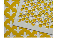 Powder Coated Perforated Aluminum Sheet Customized Hole Shape / Color