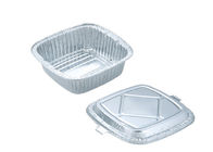 Disposable Foil Trays With Lids Rectangle / Round Shape For Hotel And Restaurant
