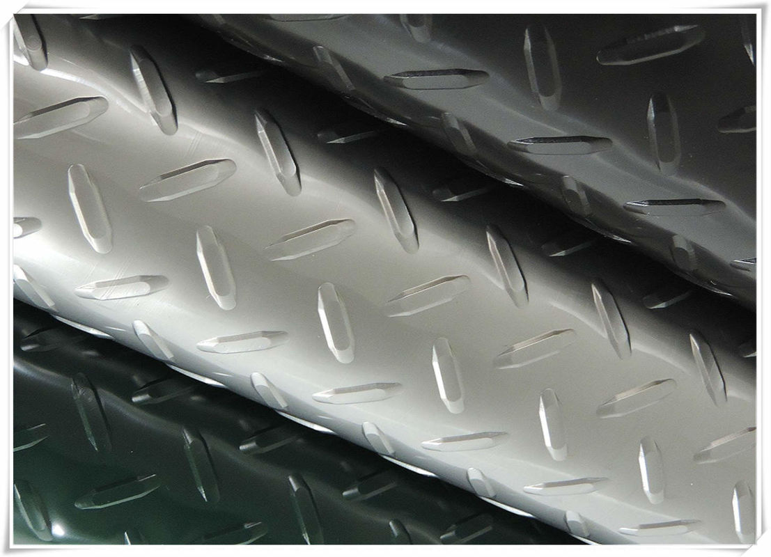 Bending Aluminum Diamond Plate , 20 Gauge Diamond Aluminum Sheet Metal 