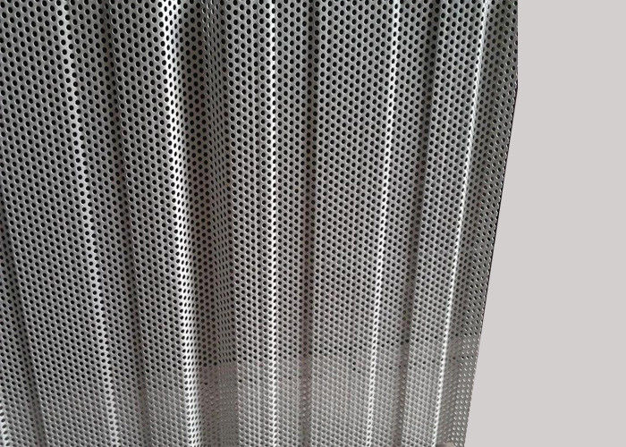 Mill Finish Perforated Aluminum Sheet With Perforated Holes / Wave Shapes