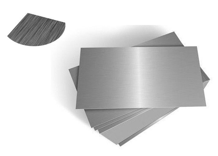 1050 Anodized Aluminum Sheet Silver Color With Brite Brushed Finish Surface