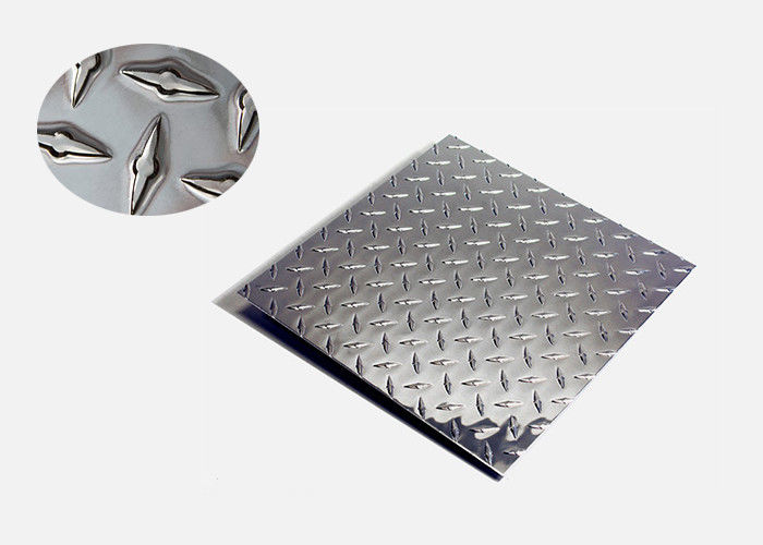 12 X 120 Diamond Tread Plate Aluminum , Durable Aluminium Checkered Sheet 